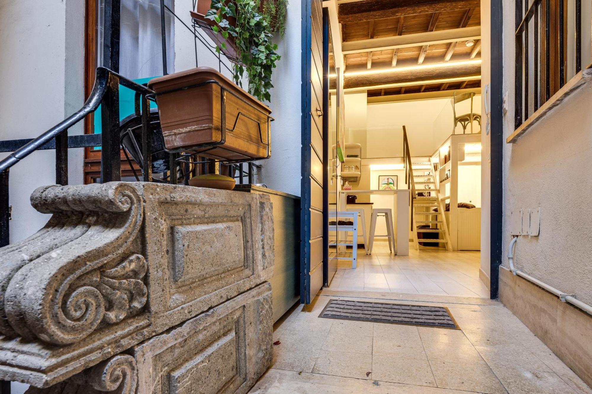 Ferienwohnung Rome Historic Center Cozy Loft Exterior foto