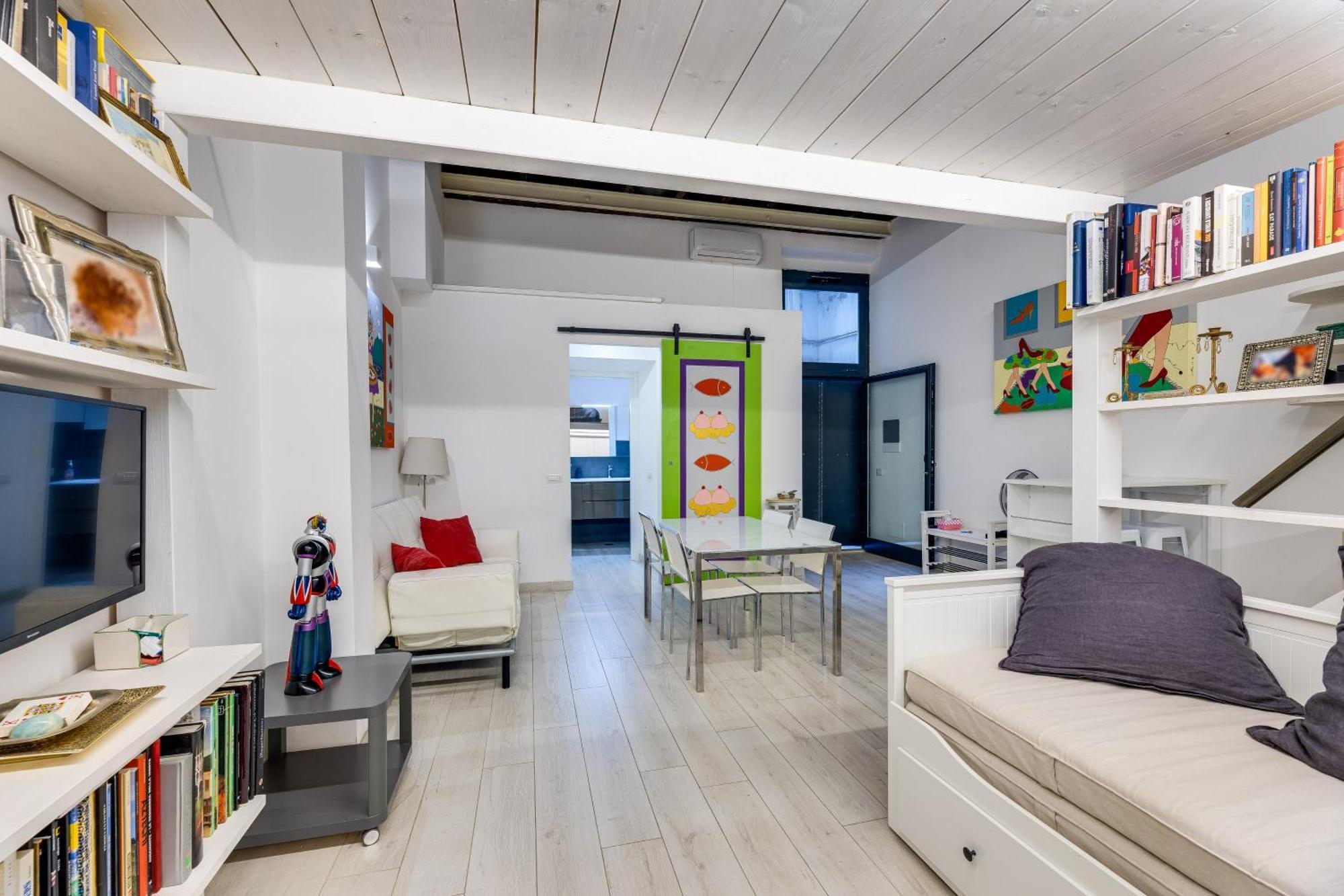 Ferienwohnung Rome Historic Center Cozy Loft Exterior foto
