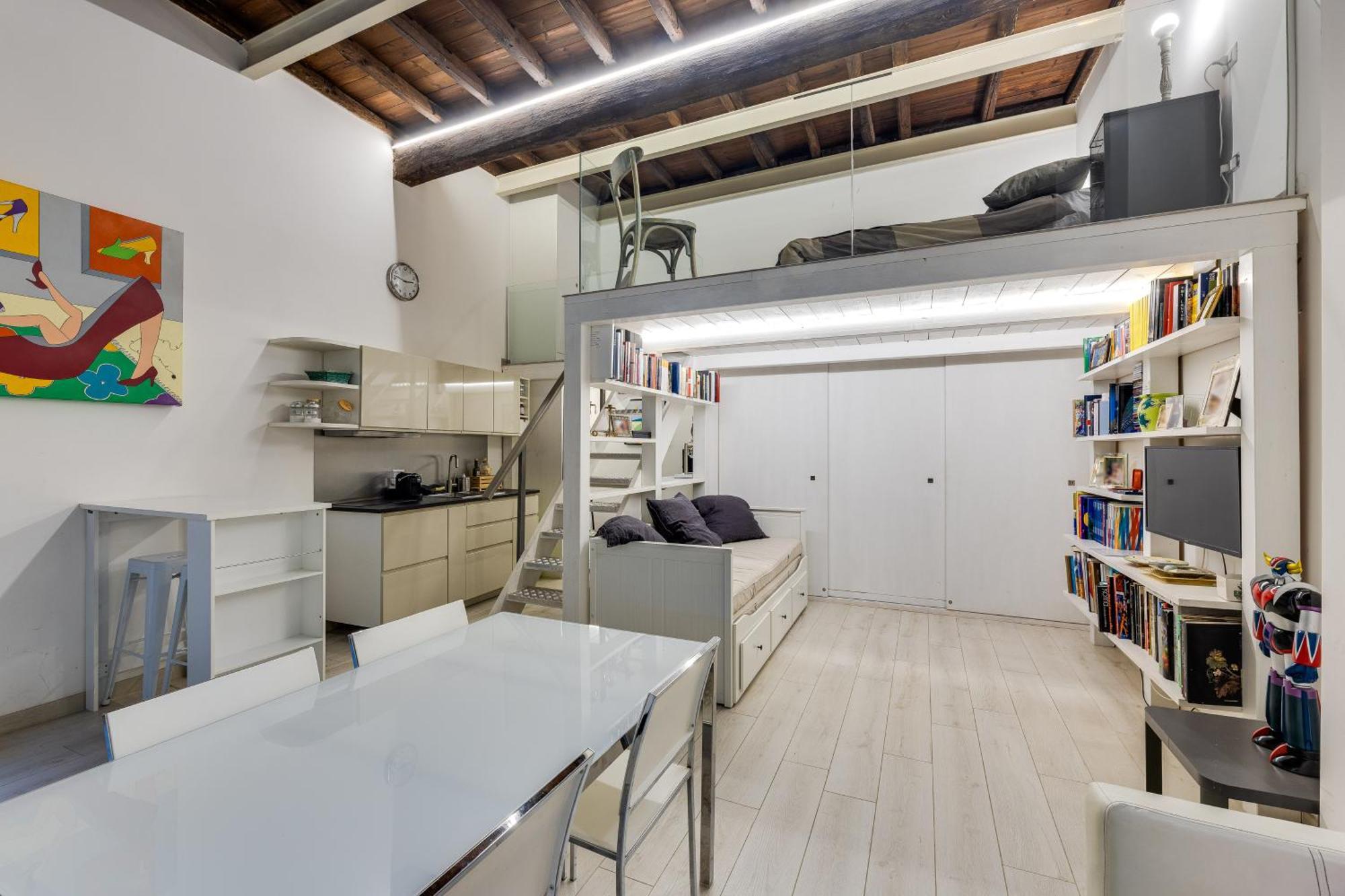 Ferienwohnung Rome Historic Center Cozy Loft Exterior foto