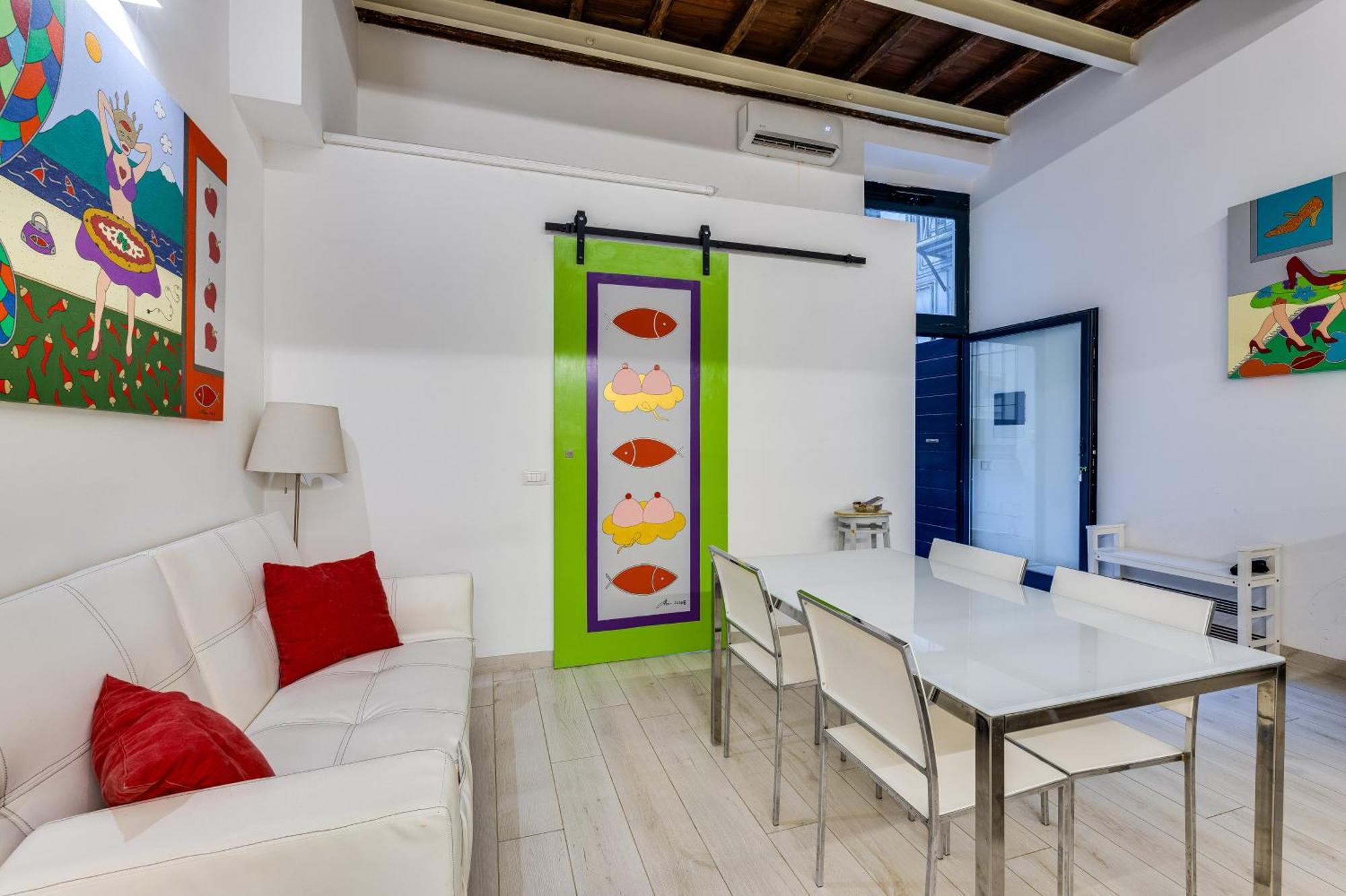 Ferienwohnung Rome Historic Center Cozy Loft Exterior foto