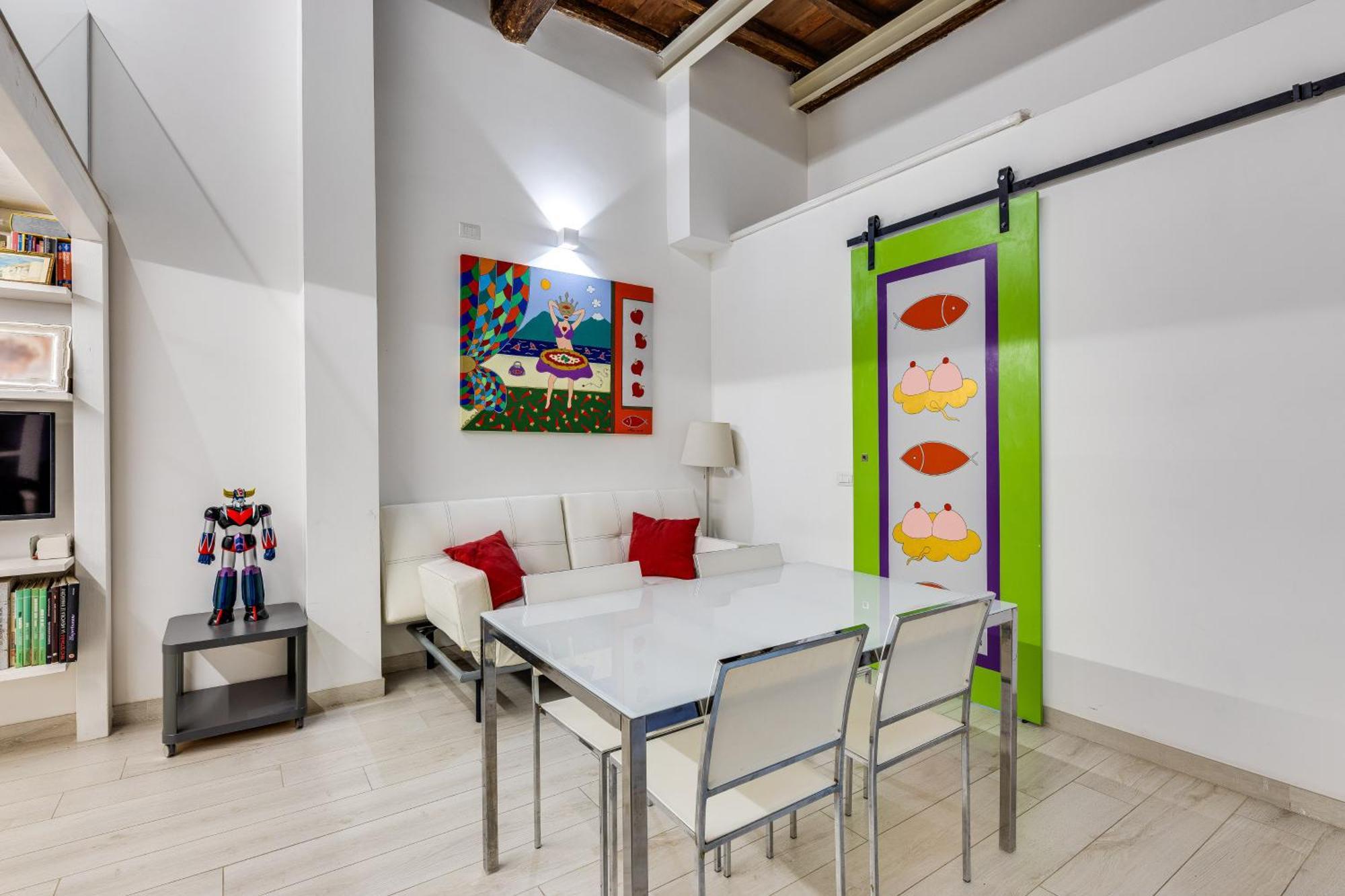 Ferienwohnung Rome Historic Center Cozy Loft Exterior foto