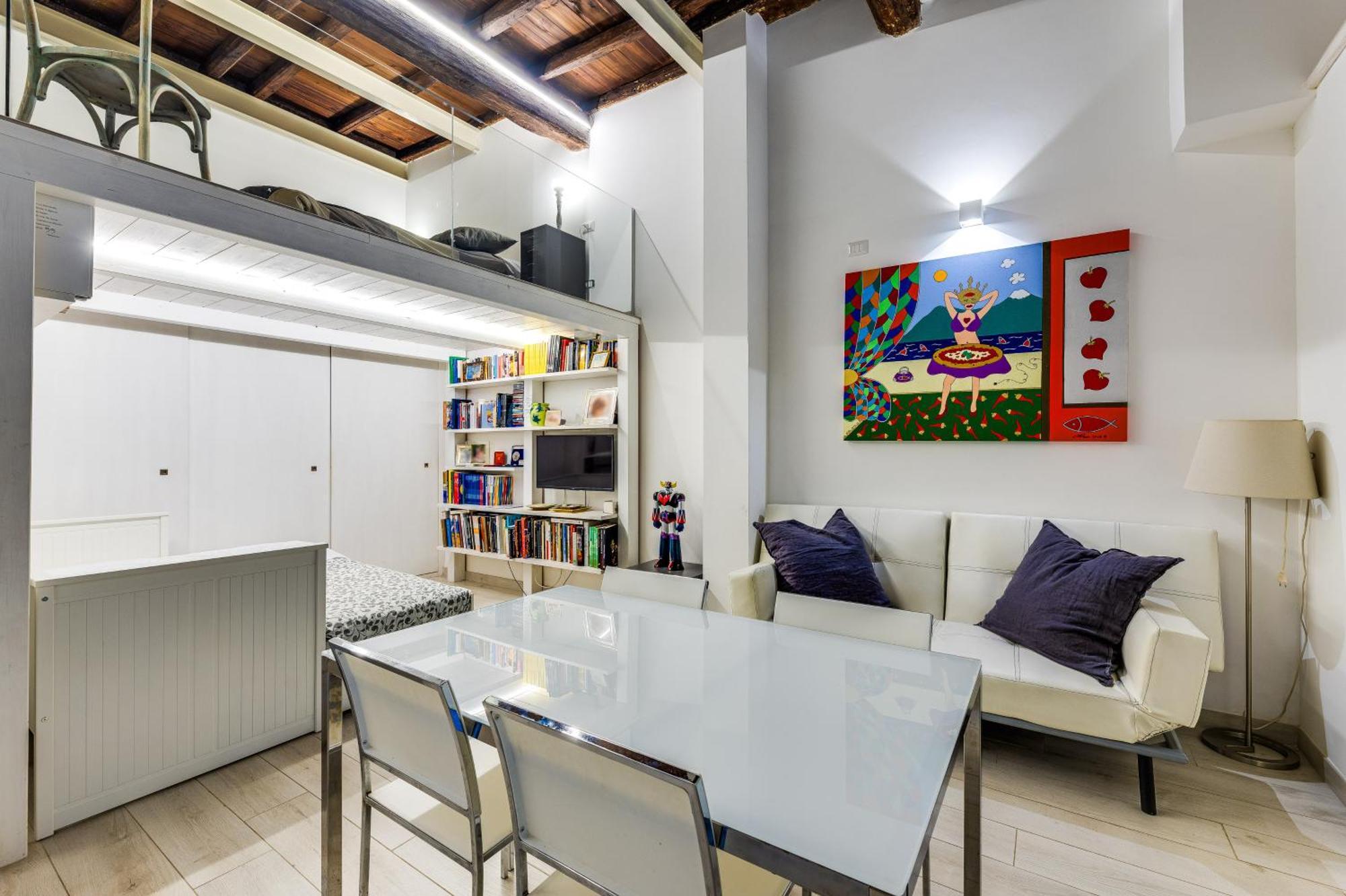 Ferienwohnung Rome Historic Center Cozy Loft Exterior foto